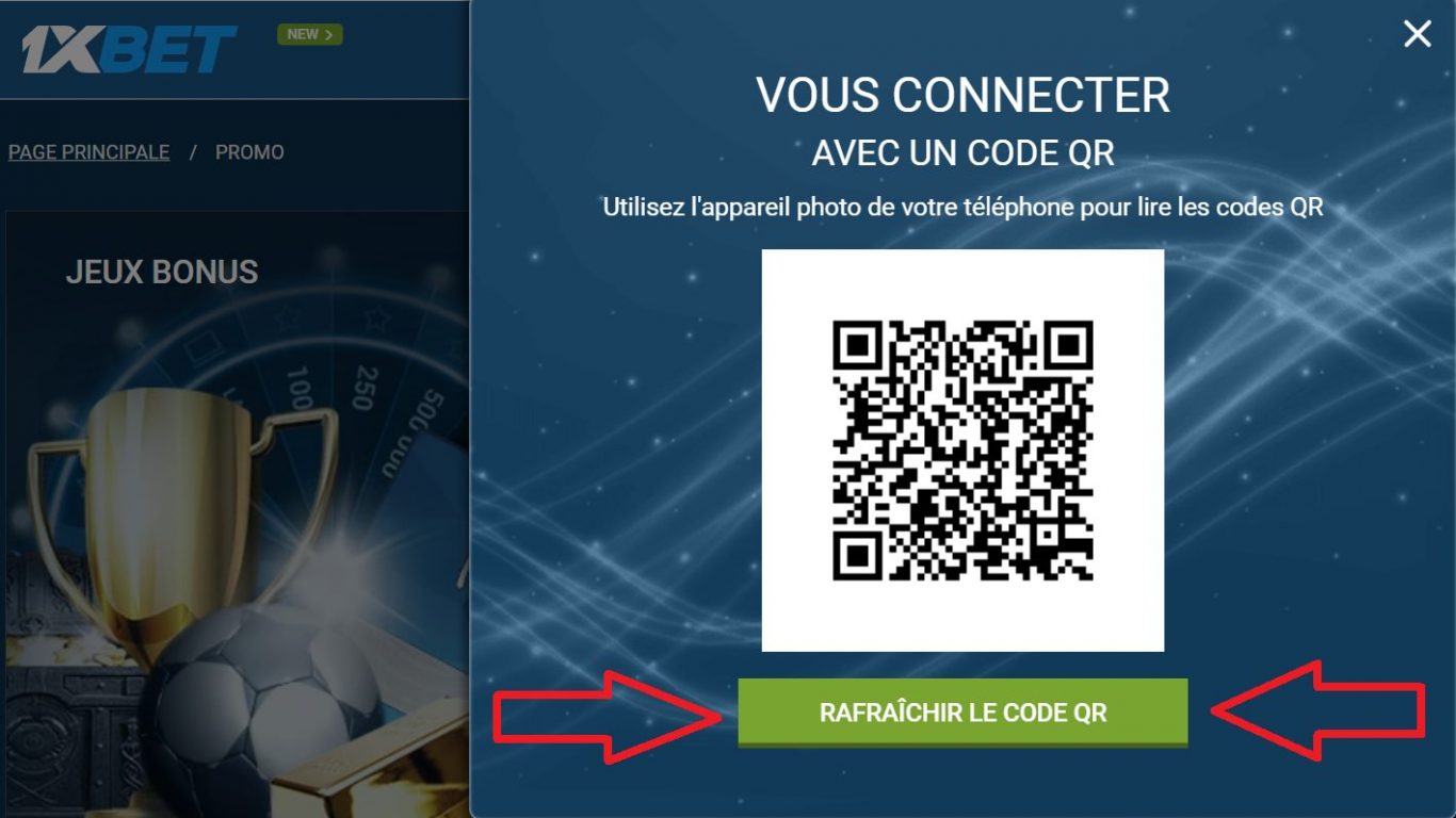 Problèmes pour se connecter à 1xBet en ligne